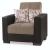 Armada Fabric/PU Convertible Sleeper Chair