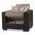 Armada Fabric/PU Convertible Sleeper Chair