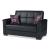 Armada PU Convertible Loveseat
