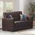 Armada PU Convertible Loveseat