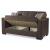 Armada PU Convertible Loveseat