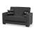 Armada Fabric Convertible Loveseat