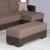 Armada Fabric/PU Lounge Storage Ottoman