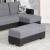 Armada Fabric/PU Lounge Storage Ottoman