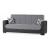 Armada Chenille Fabric/PU Convertible Sofabed