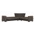 Armada Chenille Fabric Convertible Sectional Sofa