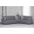 Armada Customizable Fabric Convertible L-Shaped Sectional Sofa, Composition 1