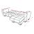 SM Armada Air Fabric/PU Reversible Chaise Sleeper Sectional Sofa with Storage