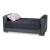 Armada Fabric/PU Convertible Loveseat