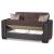 Armada Fabric/PU Convertible Loveseat
