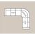 Armada Customizable Fabric Convertible L-Shaped Sectional Sofa, Composition 1