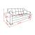 SM Armada Fabric Sleeper Sofa with Storage