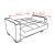 SM Armada X Fabric/PU Sleeper Storage Living Room Set
