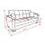 SM Armada X Fabric/PU Sleeper Sofa with Storage
