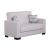 SM Armada Fabric/PU Sleeper Loveseat with Storage