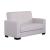 SM Armada Fabric/PU Sleeper Loveseat with Storage