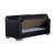SM Armada Fabric/PU Sleeper Loveseat with Storage