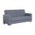 SM Armada Fabric/PU Sleeper Sofa with Storage