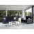 Armada Fabric/PU Convertible Loveseat