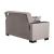 SM Armada X Fabric/PU Sleeper Loveseat with Storage