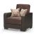 Armada X Fabric/PU Convertible Sleeping Arm Chair