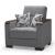 Armada X Fabric/PU Convertible Sleeping Arm Chair