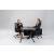 Arqus Veneer L-Shape Executive Desk with Tapering Desktop & Fixed Pedestal