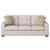 Larimer Transitional Sofa | Track Arm & Neutral Upholstery