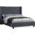 Ashton Linen Fabric King Size Bed