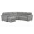 Astuzia Premium Fabric U-Shape Sectional Sofa with Chaise