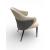 Athena Upholstered Dining Arm Chair with Accented Back