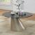 Aumsville Glass/Steel Round Coffee Table Set