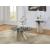 Aumsville Glass/Steel Round Coffee Table Set