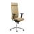 Aura Executive Chair w/Fixed Head Support; Adjustable Backrest & Seat, Synchronous Mechanism 5 Fixating Positions (Polished Aluminium Base)