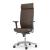 Aura Executive Chair w/Fixed Head Support; Adjustable Backrest & Seat, Synchronous Mechanism 5 Fixating Positions (Polished Aluminium Base)