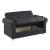 Avalon New Leatherette Convertible Loveseat