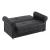 Avalon New Leatherette Convertible Loveseat