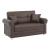 Avalon New Leatherette Convertible Loveseat