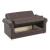 Avalon New Leatherette Convertible Loveseat