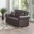 Avalon New Leatherette Convertible Loveseat
