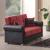 Avalon New Fabric/Leatherette Convertible Loveseat