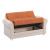 Avalon New Fabric/Leatherette Convertible Loveseat