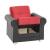 Avalon New Fabric/Leatherette Convertible Living Set