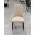 Ayla PU Dining Side Chair with Gold Accented Metal Legs