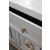 Azure Wood/Marble Media Chest w/2 Doors & Drawer