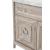 Azure Wood/Marble Media Chest w/2 Doors & Drawer