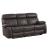Pendu Leather/Leatherette Double Reclining Sofa