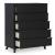 Danziar MDF/Wood Veneer Chest w/4 Drawers