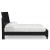 Danziar MDF/Wood Veneer Panel Bed w/Footboard