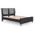 Danziar MDF/Wood Veneer Slat Panel Bed w/Footboard, Full Size